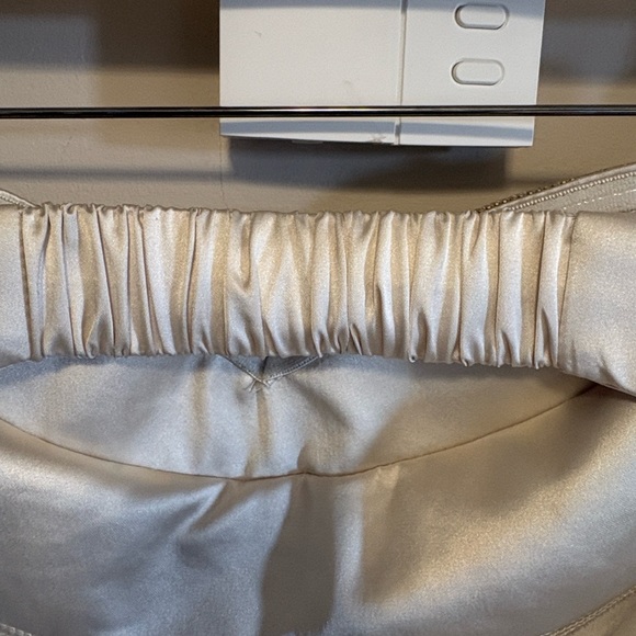 Lena Champagne Satin Backless Dress - Picture 12 of 16